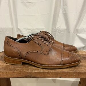 Johnston & Murphy Brown Dress Shoe - Mens Size 9